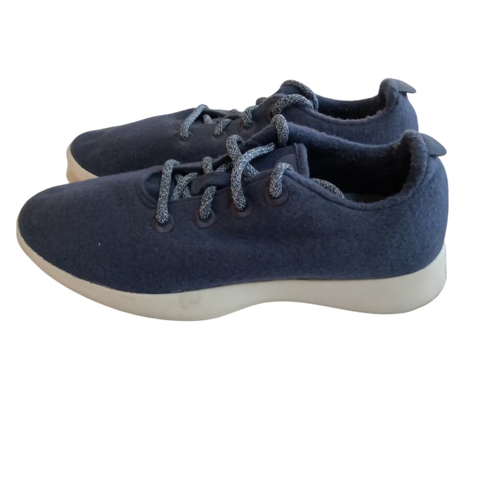 Allbirds Navy Blue Tree Runners Wool Sneakers Women's 9 Washable Shoes